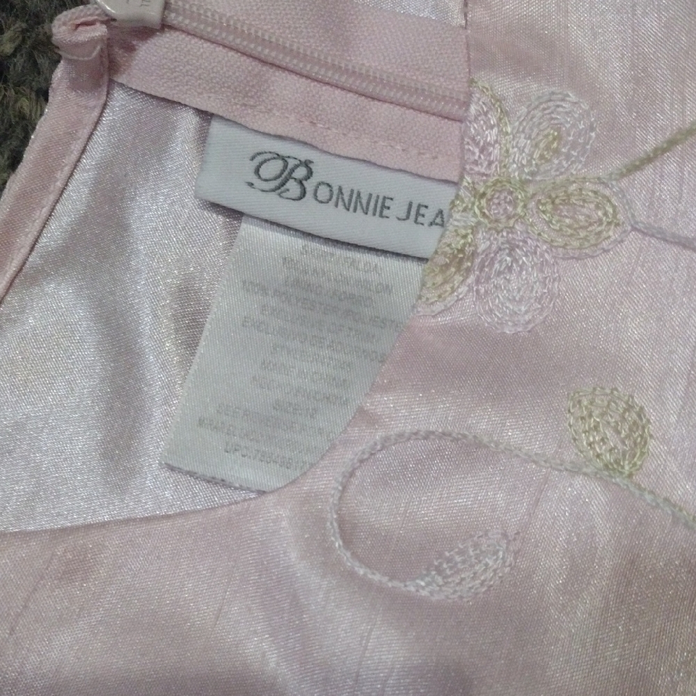 Bonnie Jean Cream Sleeveless Babydoll Dress for Weddings - Picture 4 of 4